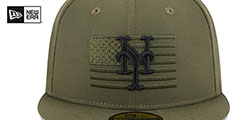 Mets 2023 ARMED FORCES STARS N STRIPES Hat by New Era - 3rd View