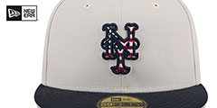 Mets 2024 JULY 4TH STARS N STRIPES Fitted Hat by New Era - 3rd View