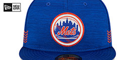 Mets 2024 ONFIELD CLUBHOUSE Heather Royal Fitted Hat by New Era - 3rd View