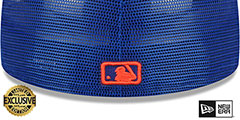 Mets 2T BATTING PRACTICE TRUCKER Orange-Royal Fitted Hat by New Era - 3rd View