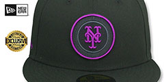 Mets ALTERNATE CITY CONNECT Black Fitted Hat by New Era - 3rd View