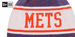 Mets BANNER Knit Beanie Hat by New Era - 3rd View