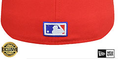 Mets COOPERPACK Orange-Royal Fitted Hat by New Era - 3rd View