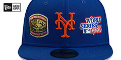 Mets HISTORIC CHAMPIONS Royal Fitted Hat by New Era - 3rd View