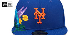 Mets SIDE-BLOOM Royal Fitted Hat by New Era - 3rd View