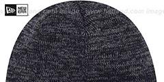 Michigan BEVEL Navy-Grey Knit Beanie Hat by New Era - 3rd View