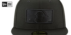 MLB BLACKOUT UMPIRE Fitted Hat by New Era - 3rd View