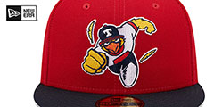 Mud Hens MILB MARVEL DEFENDERS Red-BlackFitted Hat by New Era - 3rd View