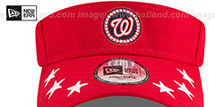 Nationals 2018 MLB ALL-STAR WORKOUT VISOR by New Era - 3rd View