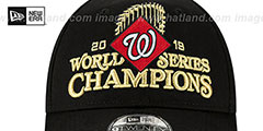 Nationals 2019 WORLD SERIES CHAMPS LOCKER ROOM Strapback Hat by New Era - 3rd View