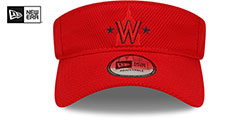 Nationals 2022 BATTING PRACTICE VISOR Red by New Era - 3rd View