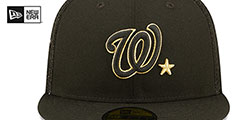 Nationals 2022 MLB ALL-STAR GAME Black Fitted Hat by New Era - 3rd View