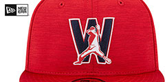 Nationals 2023 CLUBHOUSE Heather Red Fitted Hat by New Era - 3rd View