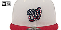 Nationals 2024 JULY 4TH STARS N STRIPES SNAPBACK Hat by New Era - 3rd View