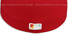 Nationals TYE-DYE INSIDER Red-Navy Fitted Hat by New Era - 3rd View