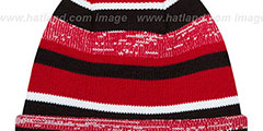 Nebraska NCAA-STADIUM Knit Beanie Hat by New Era - 3rd View