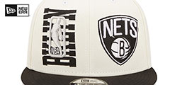 Nets 2022 NBA DOUBLE WHAMMY DRAFT SNAPBACK Hat by New Era - 3rd View