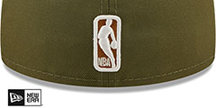 Nets 2T COLOR PACK Olive-Tan Fitted Hat by New Era - 3rd View