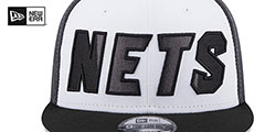 Nets COLOR BLOCK BACK HALF SNAPBACK Hat by New Era - 3rd View