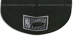 Nets HWC FADEOUT-BASIC Black Fitted Hat by New Era - 3rd View