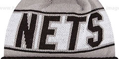 Nets HWC REP-UR-TEAM Knit Beanie Hat by New Era - 3rd View