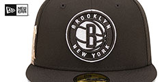 Nets SIDE-CITY ICON Black Hat by New Era - 3rd View