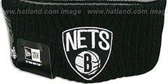 Nets WILLIAMS REP-UR-TEAM Knit Beanie Hat by New Era - 3rd View