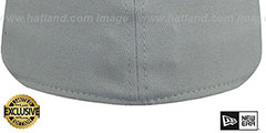 New Era 39THIRTY-BLANK Light Grey Flex Fitted Hat - 3rd View