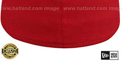 New Era 39THIRTY-BLANK Red Flex Fitted Hat - 3rd View