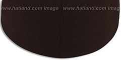 New Era 59FIFTY-BLANK Solid Brown Fitted Hat - 3rd View