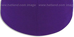 New Era 59FIFTY-BLANK Solid Purple Fitted Hat - 3rd View