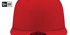 New Era 59FIFTY-BLANK Solid Red Fitted Hat - 3rd View