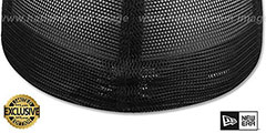 New Era MESH-BACK 59FIFTY-BLANK Army-Black Fitted Hat - 3rd View