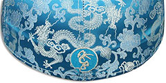 New Era SATIN DRAGON Sky Blue Fitted Hat - 3rd View