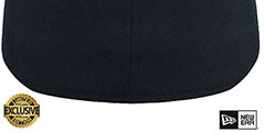 New Era TONAL 39THIRTY-BLANK Navy Flex Fitted Hat - 3rd View