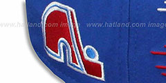 Nordiques SAILTIP SNAPBACK Blue-Red Hat by New Era - 3rd View