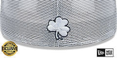 Notre Dame TEAM-BASIC TRUCKER White Fitted Hat by New Era - 3rd View