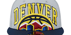 Nuggets 2023 TIP OFF SNAPBACK Grey-Navy Hat by New Era - 3rd View