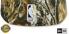 Nuggets NBA TEAM-BASIC Realtree Camo Fitted Hat by New Era - 3rd View