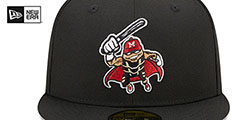 Nuts MILB MARVEL DEFENDERS Black Fitted Hat by New Era - 3rd View