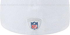 NY Giants 2013 NFL TRAINING FLEX White Hat by New Era - 3rd View