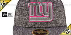 NY Giants 2016 LOW-CROWN BCA Grey Fitted Hat by New Era - 3rd View