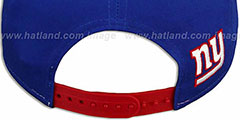 NY Giants NE-NC DOUBLE COVERAGE SNAPBACK Hat by New Era - 3rd View