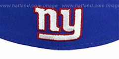 NY Giants NFL 2T CHOP-BLOCK Royal-Red Fitted Hat by New Era - 3rd View