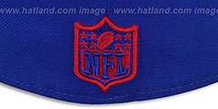 NY Giants NFL JERSEY-BASIC Royal-Red Fitted Hat by New Era - 3rd View