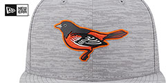 Orioles 2023 CLUBHOUSE Heather Grey Fitted Hat by New Era - 3rd View