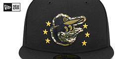 Orioles 2024 ARMED FORCES STARS N STRIPES Hat by New Era - 3rd View