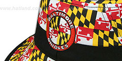 Orioles ALL-OVER MARYLAND FLAG BUCKET Hat by New Era - 3rd View