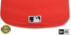 Orioles ALTERNATE CITY CONNECT Orange-Black Fitted Hat by New Era - 3rd View