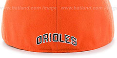 Orioles COOP HOLE-SHOT Orange-Black Fitted Hat by Twins 47 Brand - 3rd View